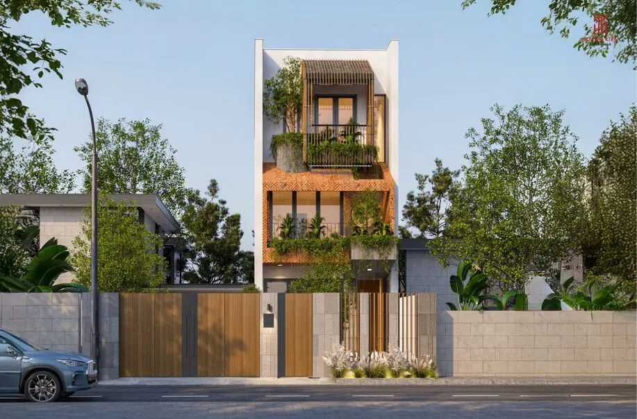 Thi công biệt thự hiện đại VÂN TRÌ HOUSE